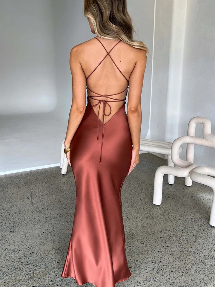 VESTIDO ZAFIRO™ - VESTIDO LARGO DE LUJO