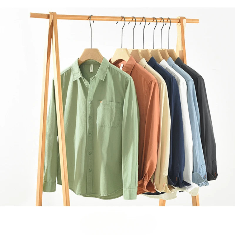 CAMISA DE HOMBRE ESTILO MINIMALISTA RAYVAN™