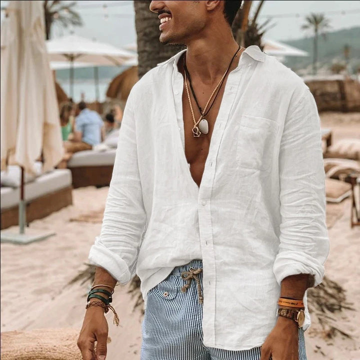 CAMISA MANGA LARGA HOMBRE INFORMAL RAYVAN™