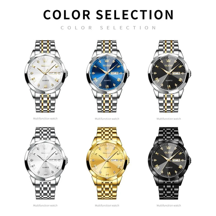 OLEVS® Reloj Cuarzo de Lujo